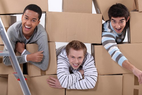 Removal van for urgent house move in Belsize Park